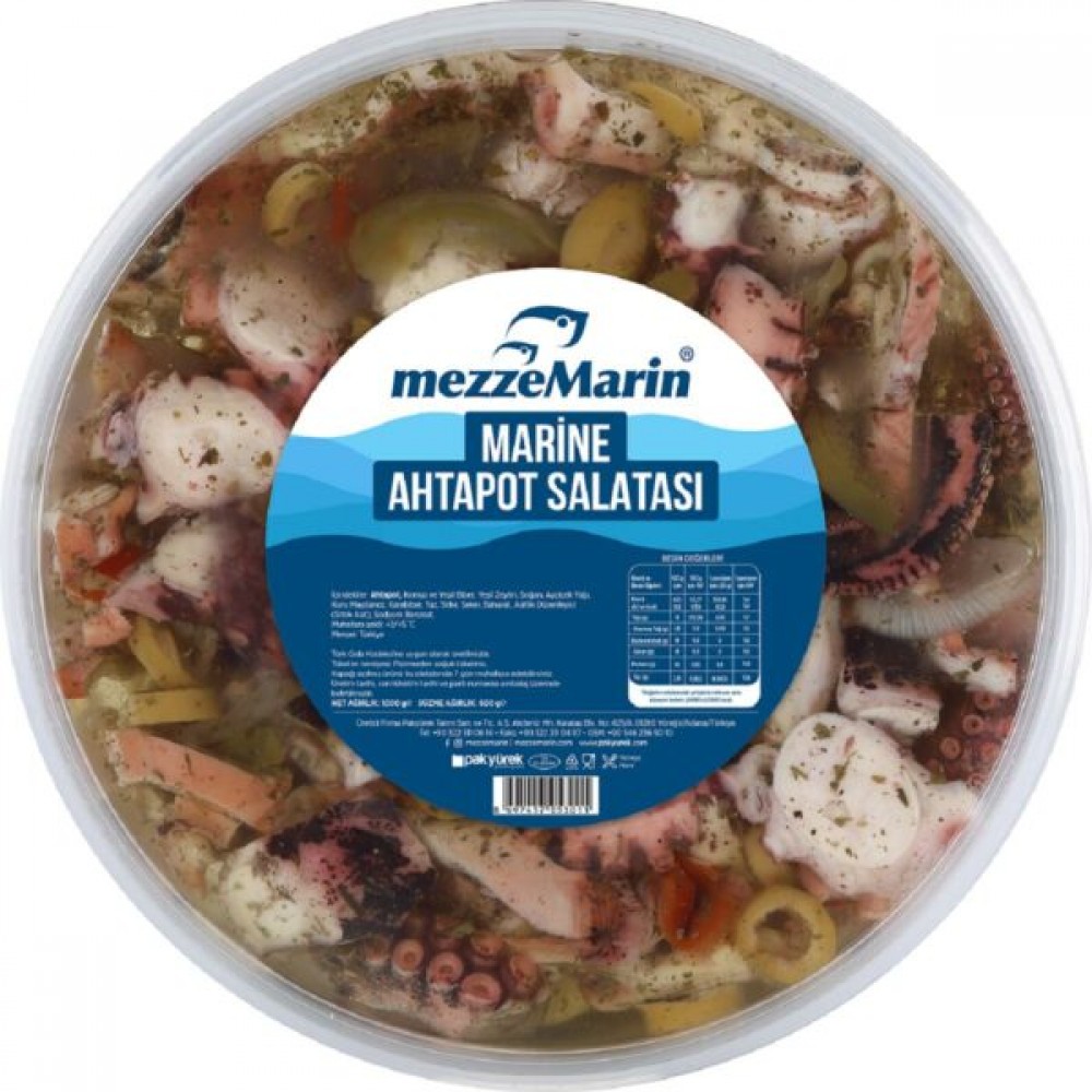 Marine Ahtapot Salatası (1kg x 6 Adet)