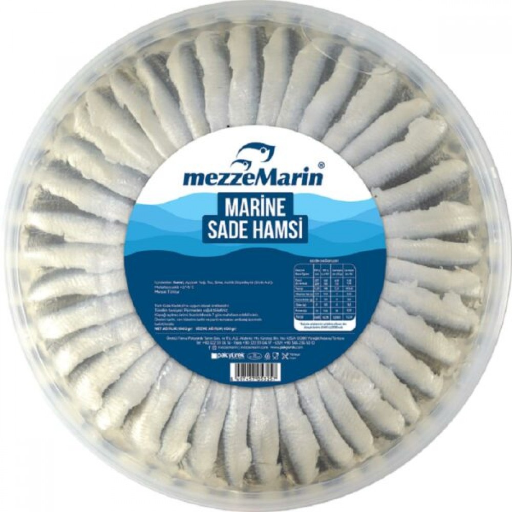 Marine Hamsi Sade (1kg x 6 Adet)