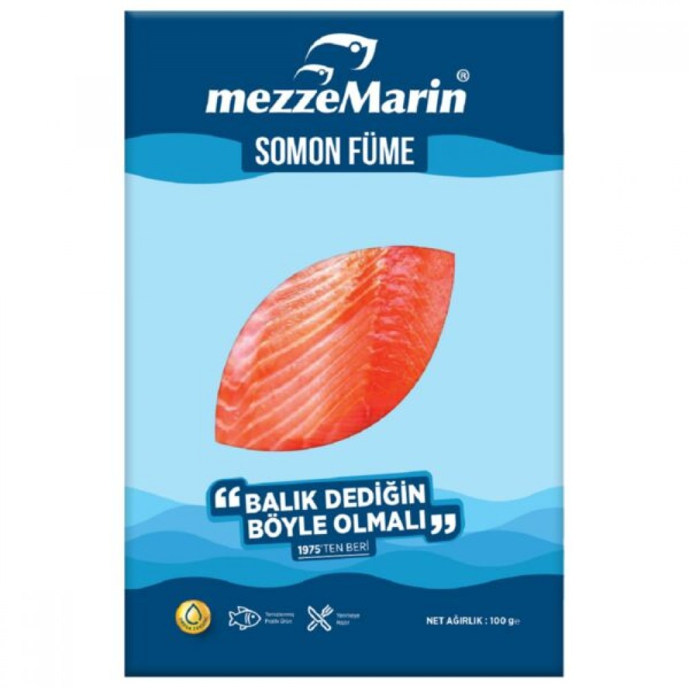 Somon Füme Donuk Dilimli (100gr x 22 Adet)